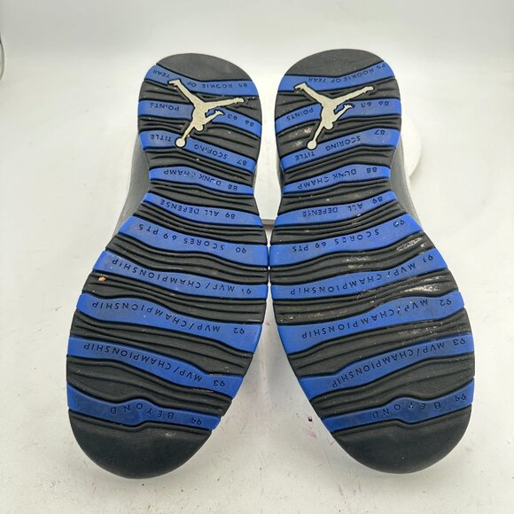 Nike Air Jordan 10 Retro Orlando Men Size 10.5 310805 108 White Black Royal Shoe - Picture 8 of 11